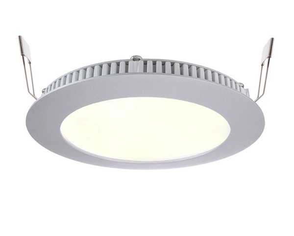 Deko-Light Deckeneinbauleuchte, LED Panel 8, Aluminium Druckguss, silberfarben, Warmweiß, 115°, 7W