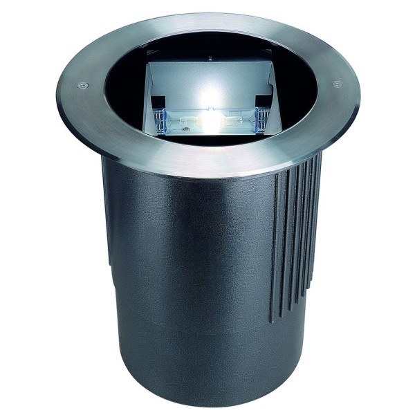 DASAR HIT-DE 150W, Bodeneinbauleuchte, rund, Edelstahl 316, Rx7s, 150W, IP67