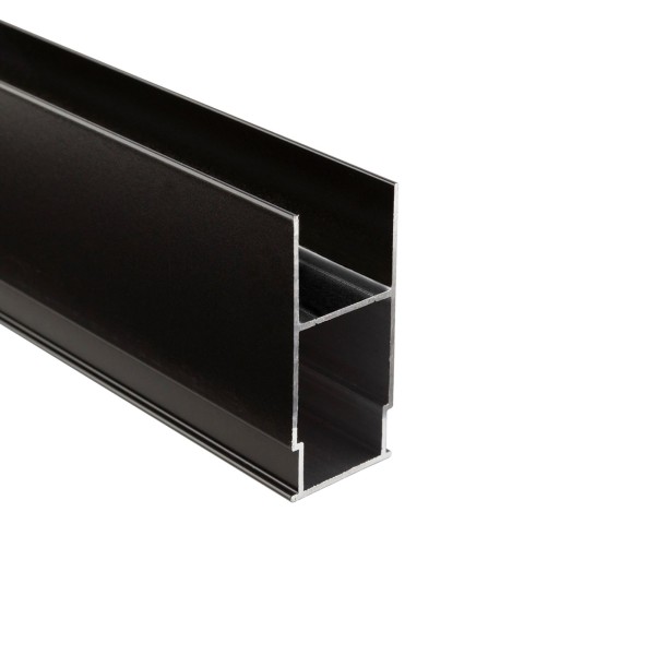 Deko-Light Profil, Combo Beton Trafoprofil, 3 m, schwarz, Aluminium, Schwarz, 3000mm