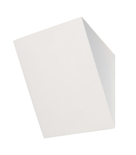 PLASTRA, Wandleuchte, TC-(D,H,T,Q)SE, 105 Torch, weißer Gips, max. 40 W