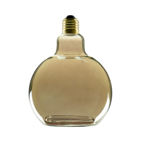 Deko-Light Leuchtmittel, LED Design-Bulb Moon 125, DIM, E27, 6,0W, 1900K, smoky, Glas, Rauchfarben