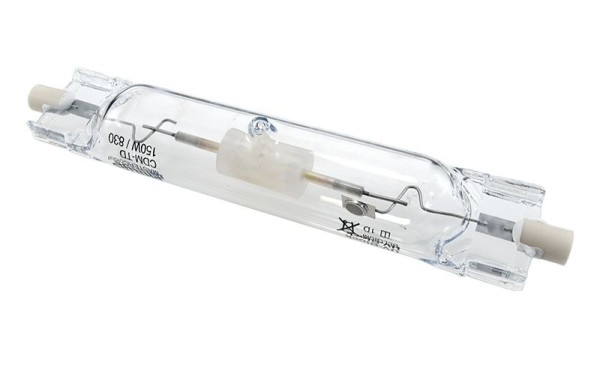 Philips Leuchtmittel, Metalldampflampe Mastercolour, Glas, Warmweiß, 150W, 230V, 137mm