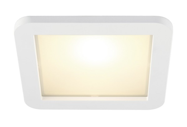 SKALUX, Einbauleuchte, LED, 3000K, eckig, weiß, inkl. Clipfedern