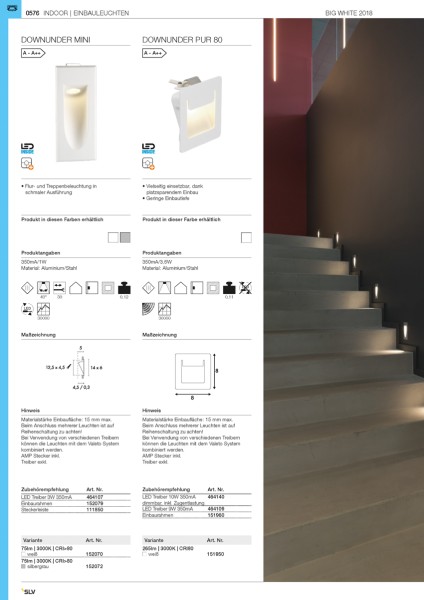 UNTERPUTZRAHMEN, für DOWNUNDER PUR 80, L/H 14/14 cm