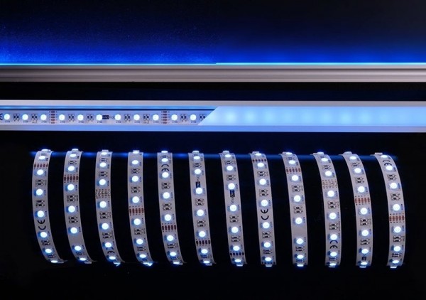 Deko-Light Flexibler LED Stripe, 5050-60-24V-RGB+6200K-5m, Kupfer, Weiß, RGB + Kaltweiß, 120°, 70W
