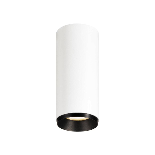 NUMINOS® CL DALI S, Indoor LED Deckenaufbauleuchte weiß/schwarz 3000K 36°