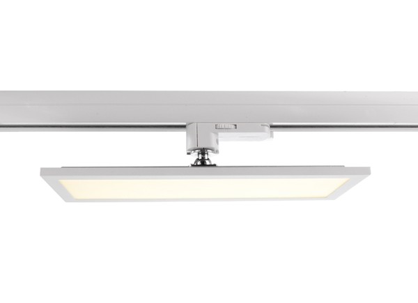 Deko-Light Schienensystem 3-Phasen 230V, Panel Track Light, Aluminium, weiß mattiert, Warmweiß, 115°