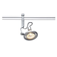 LIKA, Spot für LINUX LIGHT, QR-C51, silbergrau, max. 50W LIKA, Spot für LINUX LIGHT, QR-C51, silbergrau, max. 50W