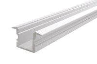 Reprofil Profil, T-Profil hoch ET-02-10, Aluminium, Weiß-matt, 1000mm Reprofil Profil, T-Profil hoch ET-02-10, Aluminium, Weiß-matt, 1000mm