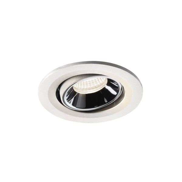 NUMINOS® MOVE S, Deckeneinbauleuchte weiß / chrom 4000K 40°