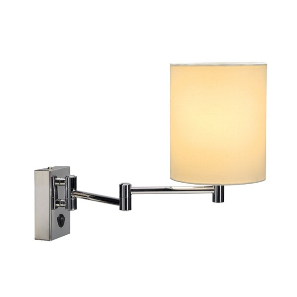 SOPRANA Wandleuchte, WL-1, rund, weiss, E27, max. 40W