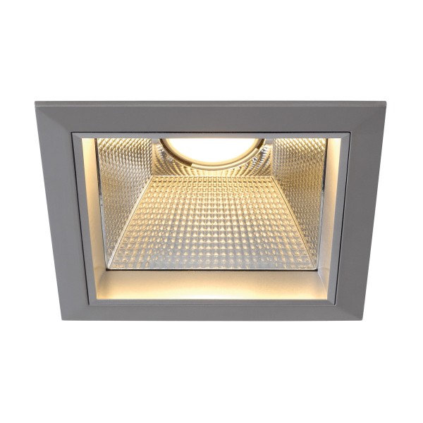 LED DOWNLIGHT PRO ST, eckig, silbergrau, für Fortimo LED Twistable Modul, max. 20W