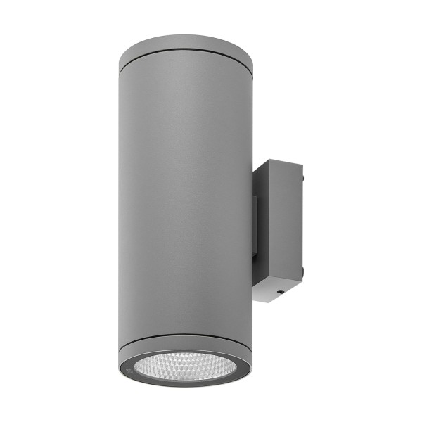 Deko-Light Wandaufbauleuchte, ShoreLine Pro Round Up+Down, 31 W, DIM, 3000/4000K, Hellgrau, Hellgrau