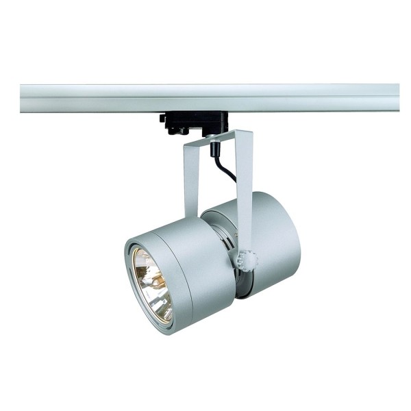 EURO SPOT QRB111, silbergrau, max. 75W, inkl. 3P.-Adapter