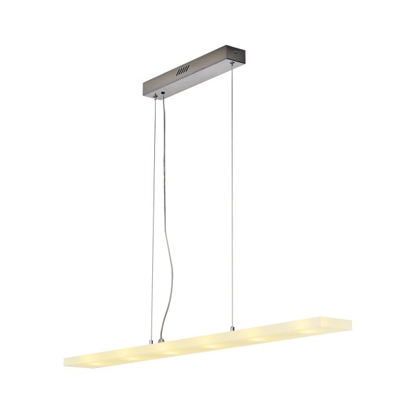 SAVONA, Pendelleuchte, LED, 3000K, chrom/ acryl, max. 19,7W