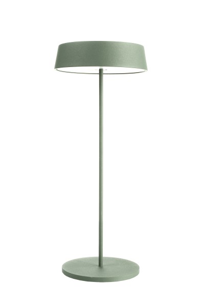 Deko-Light Tischleuchte, Miram Standfuß + Kopf Grün Bundle, Aluminium Druckguss, Grün, Warmweiß