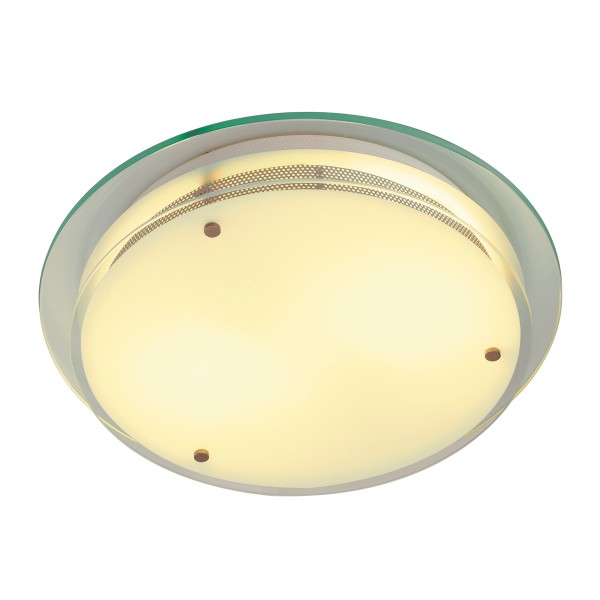 GLASSA, Deckenleuchte, TC-(D,H,T,Q)SE, rund, Glas satiniert, max. 120W
