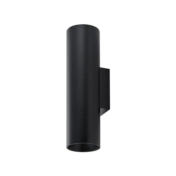 Deko-Light Wandaufbauleuchte, Can IP20 up & down, 2x 7,5 W GU10, Schwarz, Aluminium, Schwarz, 7W