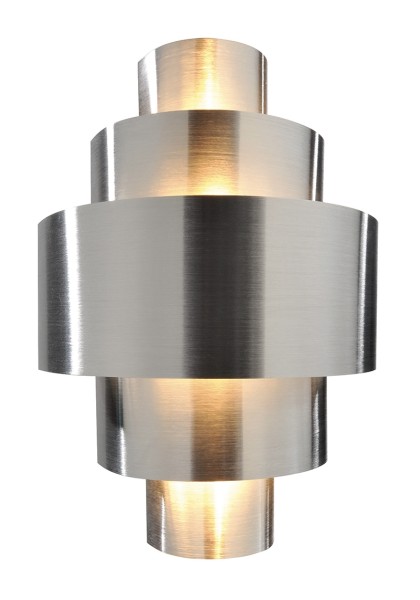 Deko-Light Wandaufbauleuchte, Perfil, Aluminium, silberfarben gebürstet, 40W, 230V, 200x120mm