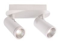 Deko-Light Deckenaufbauleuchte, Dabih II, Metall, weiß matt, Warmweiß, 45°, 11W, 230V, 245x118mm Deko-Light Deckenaufbauleuchte, Dabih II, Metall, weiß matt, Warmweiß, 45°, 11W, 230V, 245x118mm