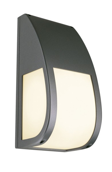 KERAS ELT, Outdoor Wand- und Deckenleuchte, TC-TSE, IP54, anthrazit, Energiesparleuchte, max. 24W