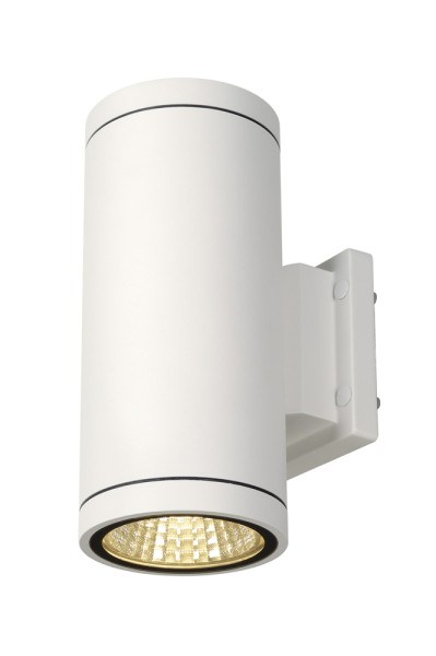 ENOLA_C, Outdoor Wandleuchte, LED, 3000K, IP55, rund, up/down, weiß, Ø/H 10/23,2 cm