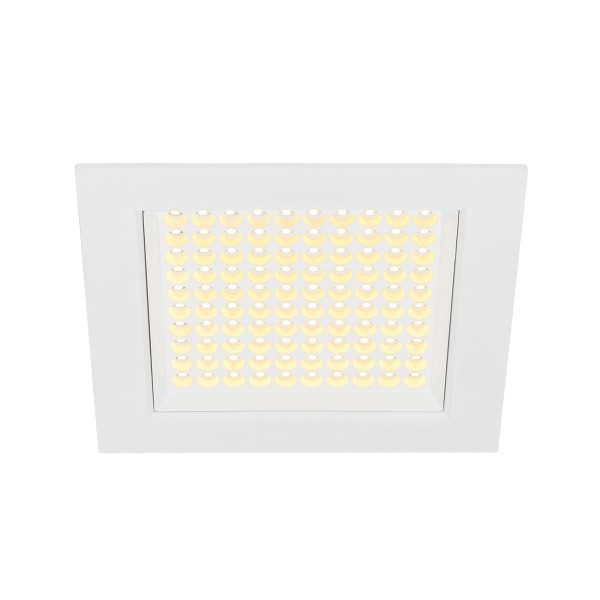 LEDPANEL, Einbauleuchte, 3000K, eckig, weiß, inkl. Blattfedern