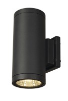ENOLA_C, Outdoor Wandleuchte, LED, 3000K, IP55, rund, up/down, anthrazit, Ø/H 10/23,2 cm ENOLA_C, Outdoor Wandleuchte, LED, 3000K, IP55, rund, up/down, anthrazit, Ø/H 10/23,2 cm