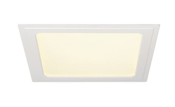 SENSER 24, Einbauleuchte, LED, 3000K, eckig, weiß, 14W