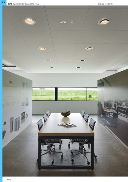 SENSER 12, Einbauleuchte, LED, 3000K, rund, silbergrau, 6W