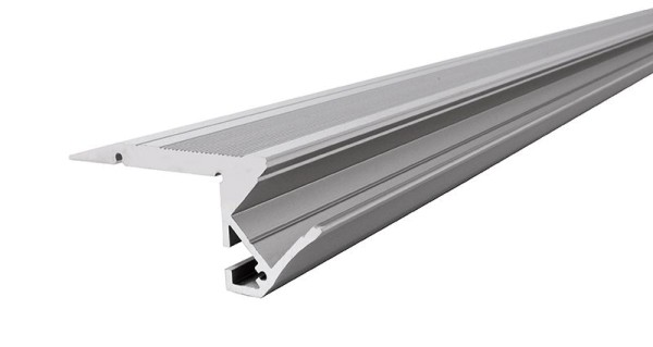 Reprofil Profil, Treppenstufen-Profil AL-01-10, Aluminium, Silber-matt eloxiert, 3000mm