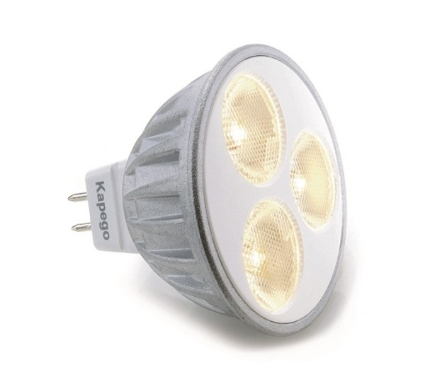 Leuchtmittel, LED MR16 3000K, 12V AC/DC, GU5.3 / MR16, 3,00 W