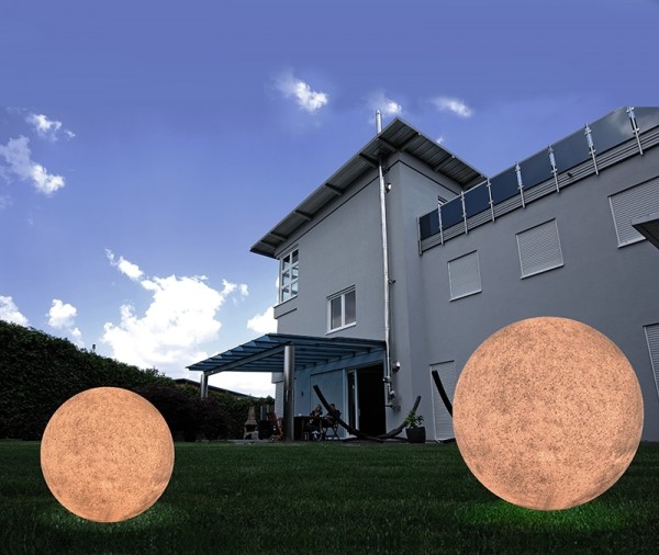 Deko-Light Dekorative Leuchte, Kugelleuchte Terracotta 45, Polyethylen (LLDPE), beige Terracotta