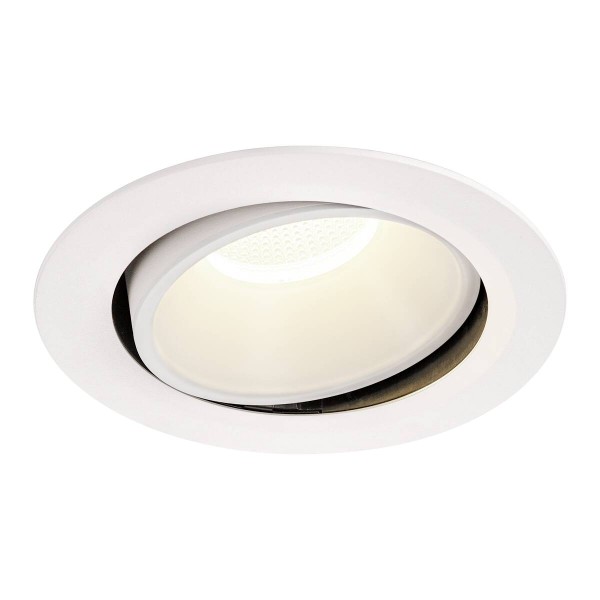 NUMINOS® MOVE DL XL, Indoor LED Deckeneinbauleuchte weiß/weiß 4000K 40° dreh-& schwenkbar