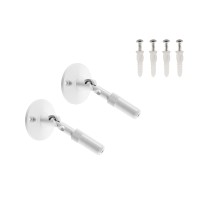 WANDHALTER, für TENSEO Niedervolt-Seilsystem, lang, weiß, 2 Stück WANDHALTER, für TENSEO Niedervolt-Seilsystem, lang, weiß, 2 Stück