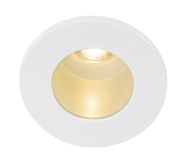 TRITON MINI, Einbauleuchte, Power LED 1W, 3000K, rund, weiß, inkl. Blattfedern