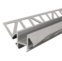 Reprofil Profil, Fliesen-Profil Ecke innen EV-01-12, Aluminium, Silber, 2500mm Reprofil Profil, Fliesen-Profil Ecke innen EV-01-12, Aluminium, Silber, 2500mm