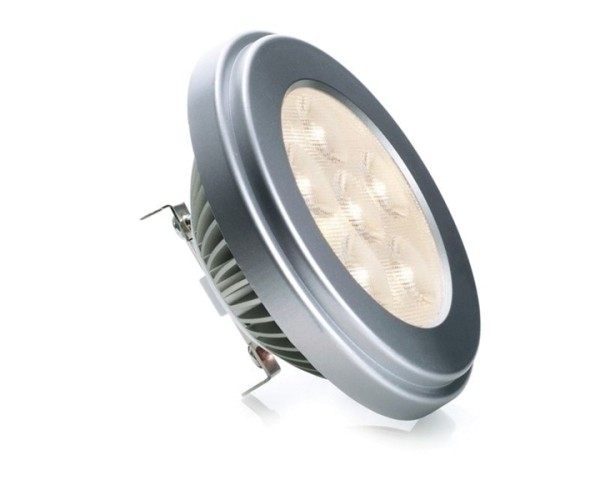 KapegoLED Leuchtmittel, LED AR111 3000K, Warmweiß, Abstrahlwinkel: 60°, 12V AC/DC, G53 / AR111