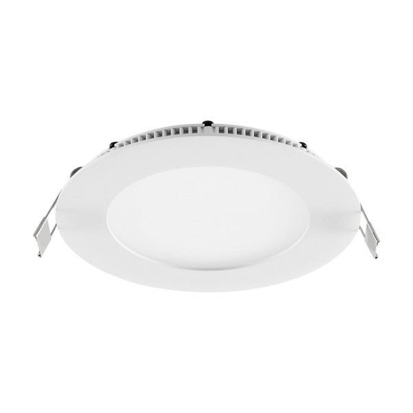Deko-Light Downlight, Anik Round 130, 9 W, DIM, 3000 K, Weiß, Aluminium/Stahl/PMMA, Warmweiß (WW)