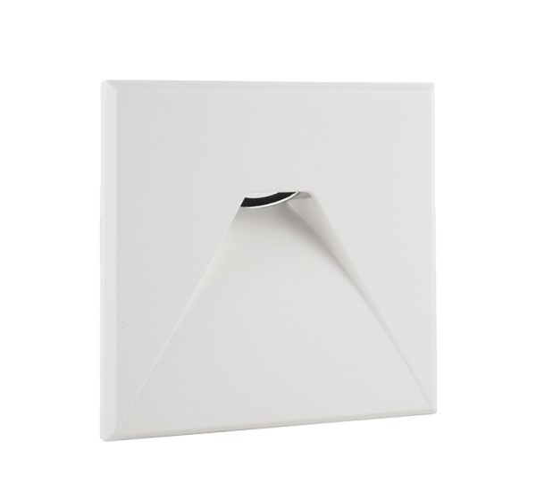 Deko-Light Zubehör, Abdeckung weiß eckig für Light Base COB Indoor, Aluminium, Weiß, 85x85mm
