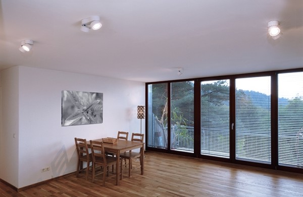 Deko-Light Deckenaufbauleuchte, Uni II Double, Aluminium Druckguss, weiß, Warmweiß, 35°, 18W, 230V