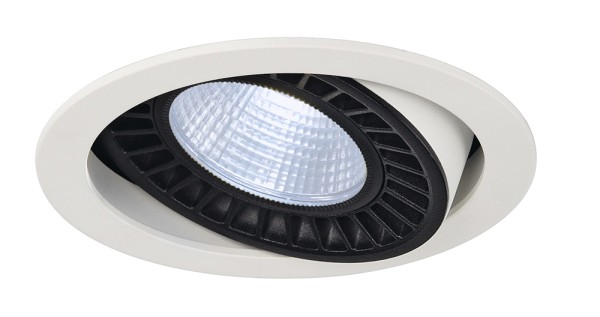 SUPROS, Einbauleuchte, LED, 4000K, rund, weiß, 3000lm, 60° Reflektor, 28W