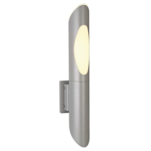 OVIS, Wandleuchte, TC-DSE, IP55, silbergrau, max. 15W