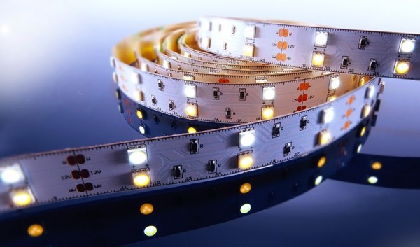 Flexibler LED Stripe, 5050, SMD, Warmweiß + Kaltweiß, 12V DC, 43,20 W