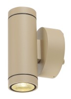 HELIA, Outdoor Wandleuchte, LED, 3000K, IP55,  up/down, beige, 2x6W HELIA, Outdoor Wandleuchte, LED, 3000K, IP55,  up/down, beige, 2x6W