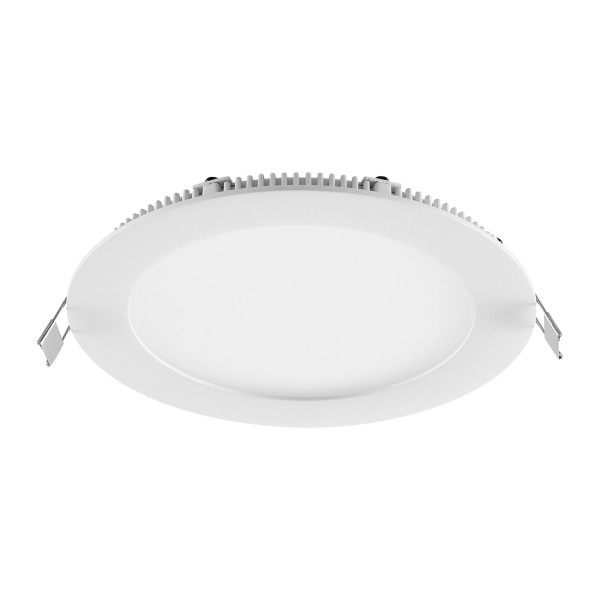 Deko-Light Downlight, Anik Round 165, 12 W, DIM, 3000 K, Weiß, Aluminium/Stahl/PMMA, Warmweiß (WW)