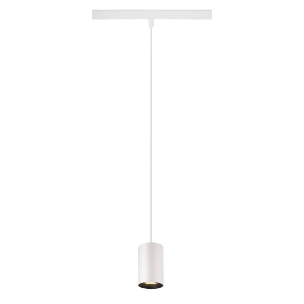 NUMINOS® XS 48V TRACK DALI, Pendelleuchte, weiß / schwarz, 8.7W, 690lm, 3000K, CRI90, 55°