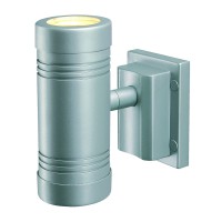 MYRA UP-DOWN Wandleuchte, silbergrau, 2xGU10, max. 2x50W, IP55 MYRA UP-DOWN Wandleuchte, silbergrau, 2xGU10, max. 2x50W, IP55