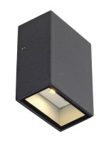 QUAD 1, Wandleuchte, LED, 3000K, IP44, eckig, anthrazit, 4,6W QUAD 1, Wandleuchte, LED, 3000K, IP44, eckig, anthrazit, 4,6W