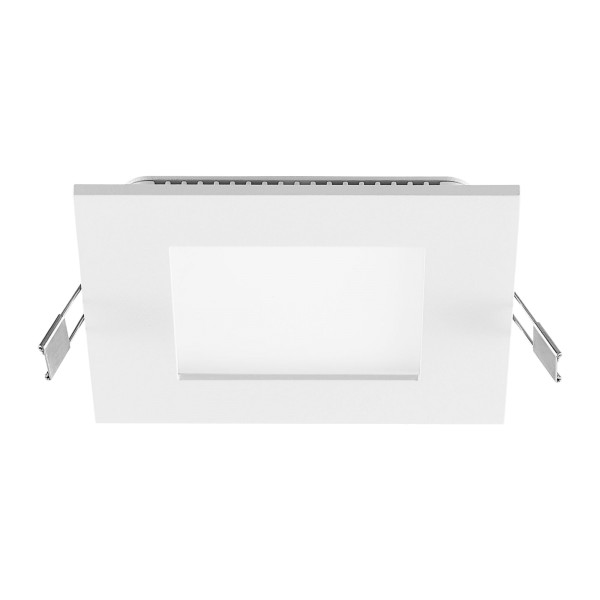 Deko-Light Downlight, Anik Square 90, 9 W, DIM, 3000 K, Weiß, Aluminium/Stahl/PMMA, Warmweiß (WW)